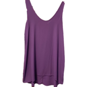 Soprano Lightweight Purple Dressy Tank Top